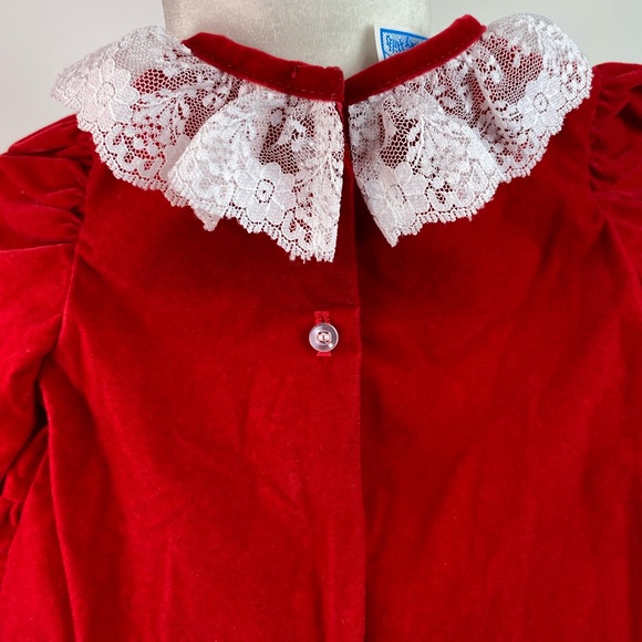 Vintage Hickory Hill 24-months Red Romper Suit My First Christmas - Picture 6 of 10